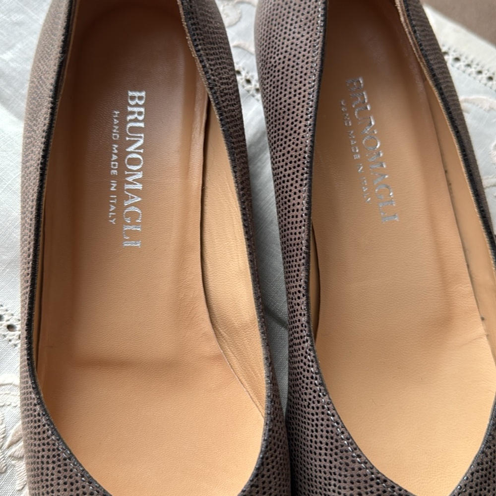 Bruno Magli Peep Toe Wedges - Picture 4 of 5